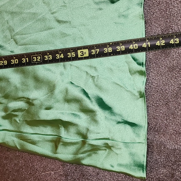 Zara Light Green Satin Camisole/Slip Midi Dress BNWT - Picture 12 of 12